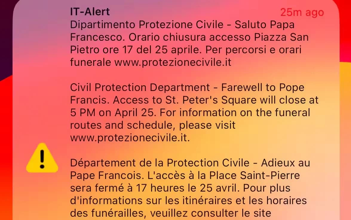 It-Alert a San Pietro: test riuscito o allarme esagerato? Analisi completa e approfondita