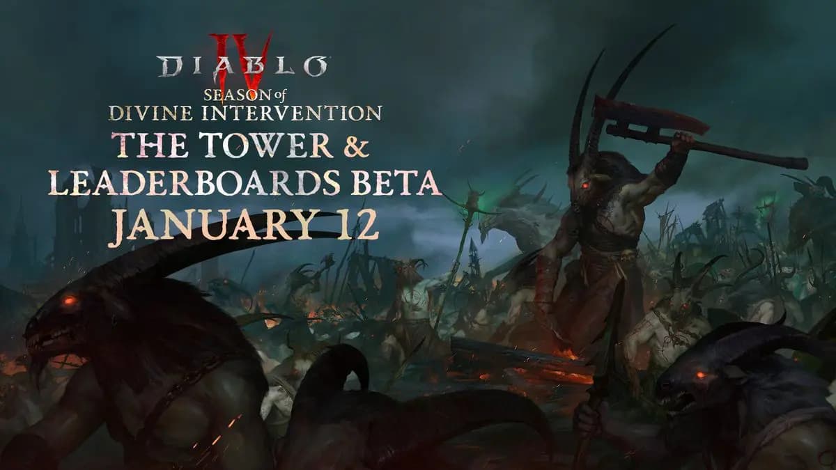 Diablo 4 leaderboards update: The Tower returns in beta